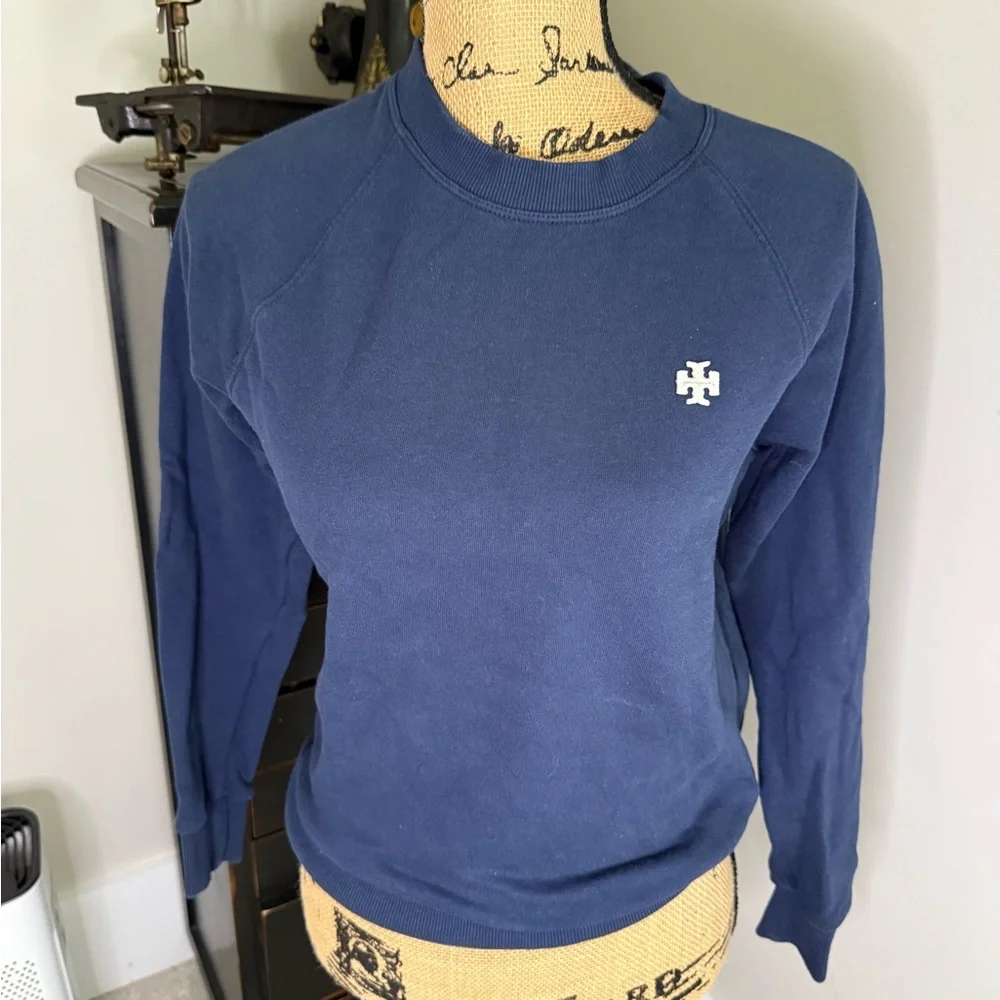 Tory Sport Navy Sweatshirt with Logo - Picture 3 of 8